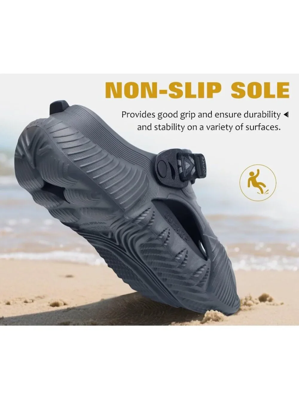 Men's Camo Green Recovery Clogs Comfortable Orthopedic Mules Thick Sandal Shoes